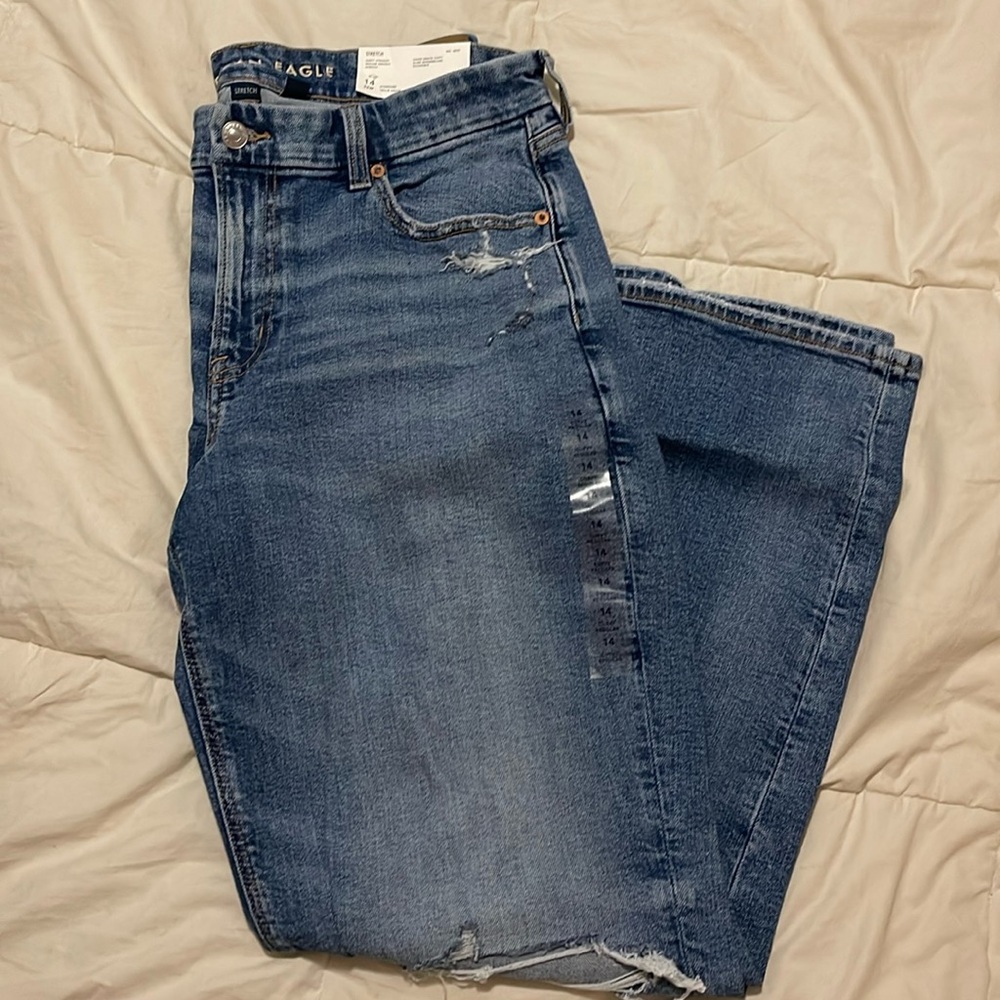 NWT curvy straight AE jeans